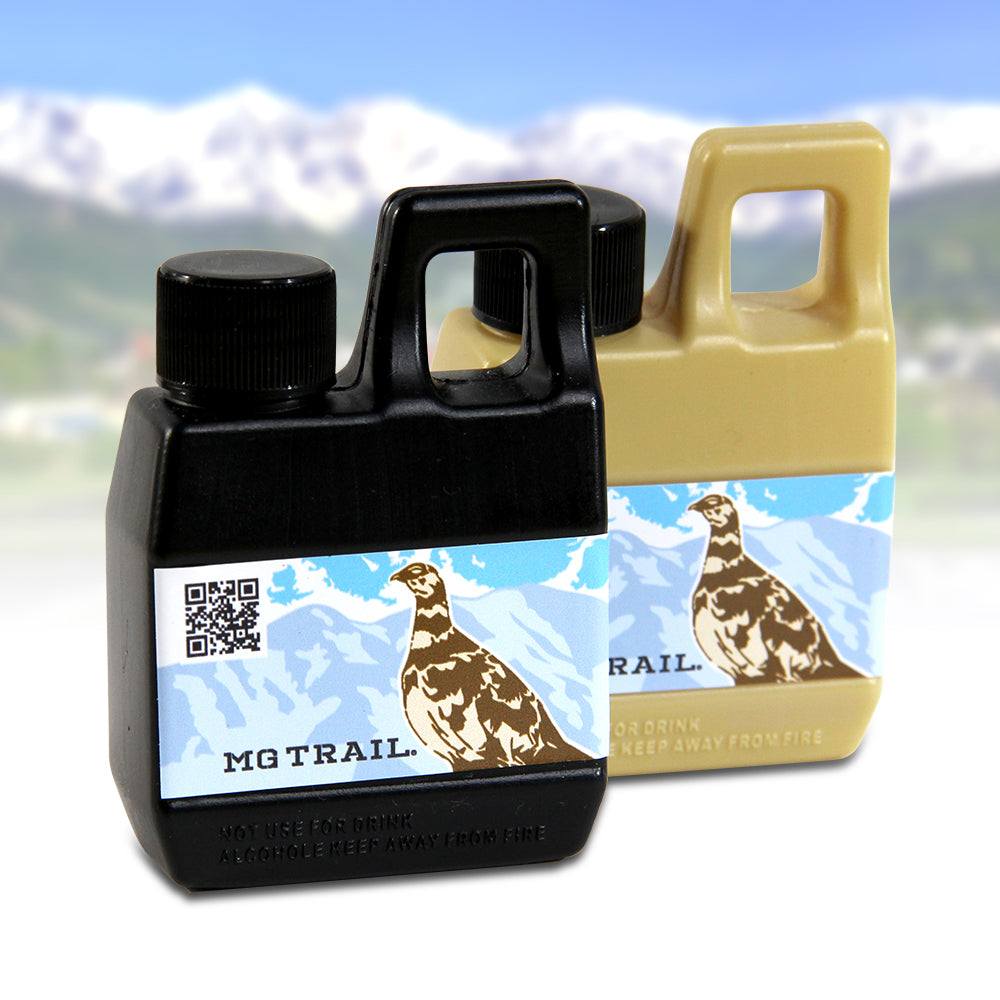 燃料用フューエルボトル 80ml アウトドアストーブと一緒にメスティンに収納できるミニサイズ