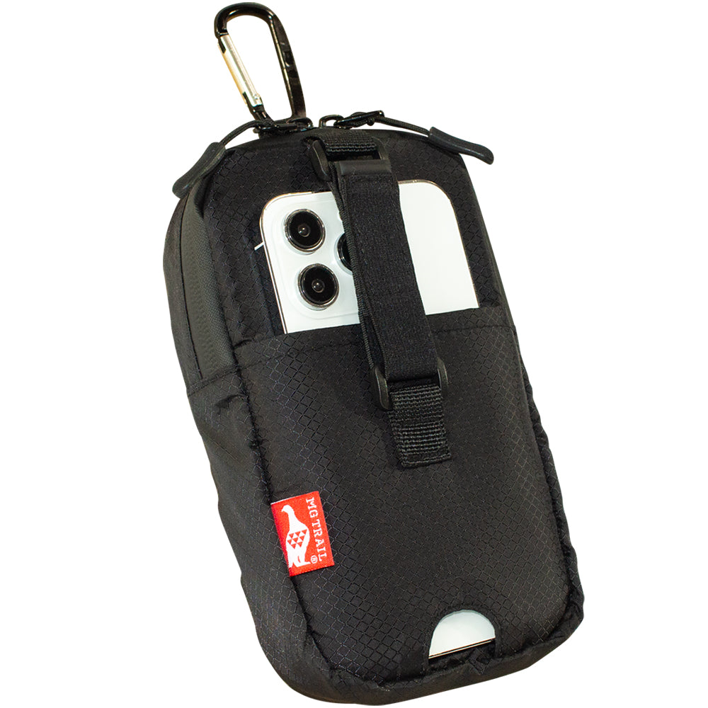 【予約購入10月下旬入荷】両手フリーで登山が快適になる大型スマホに対応スマホポーチ フリースタイルアウトドアポーチ