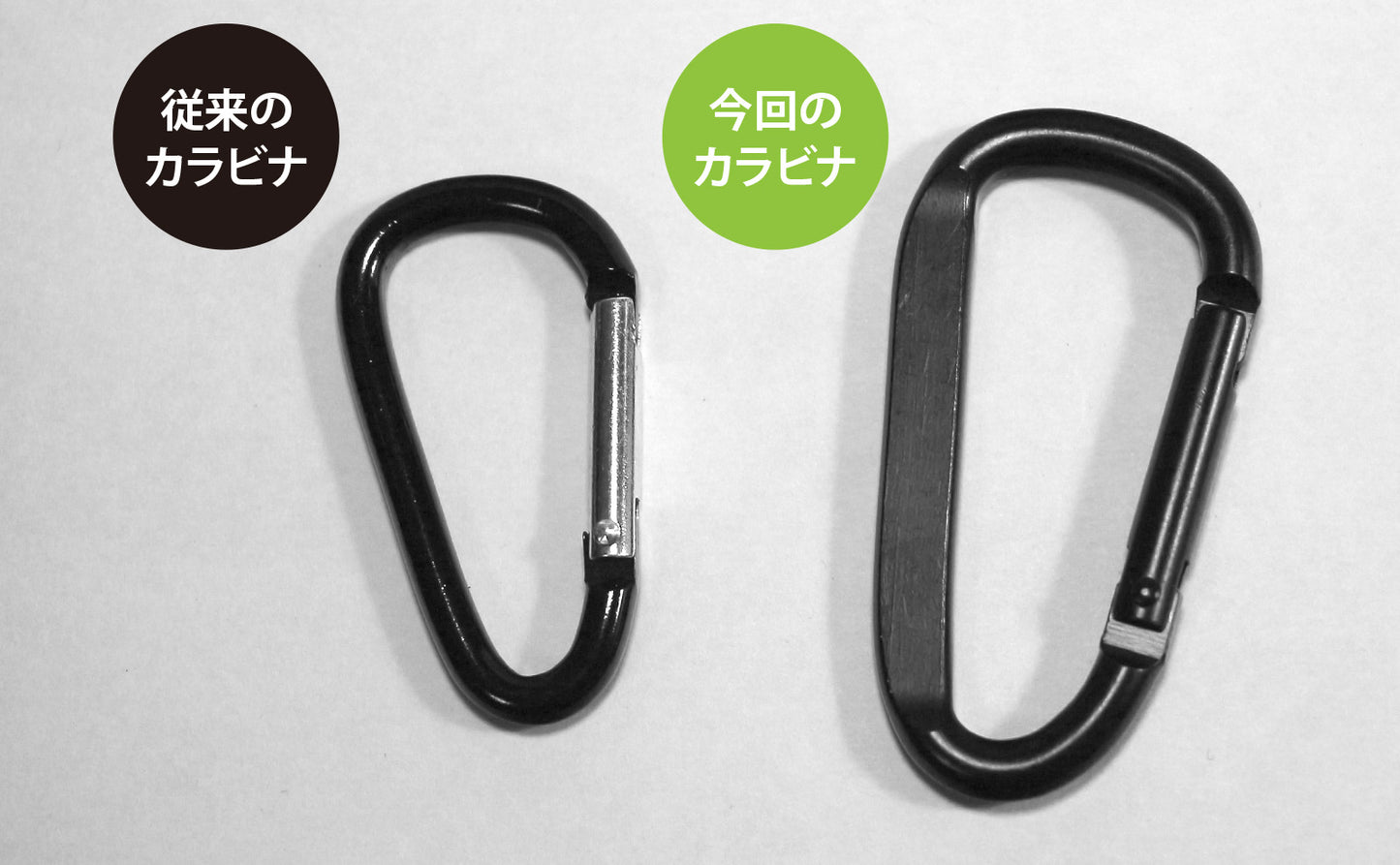 ペットボトルホルダー カラビナ取り付け 詳細